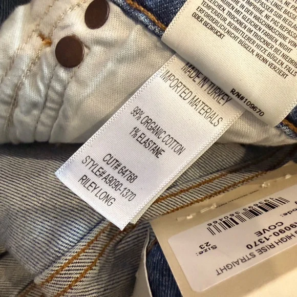 Agolde Riley Long Jeans - Picture 7 of 7